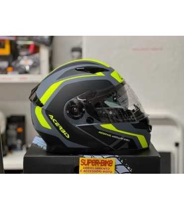 Casco apribile Acerbis Rederwel grigio giallo