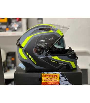 Acerbis Rederwel Integralhelm grau gelb