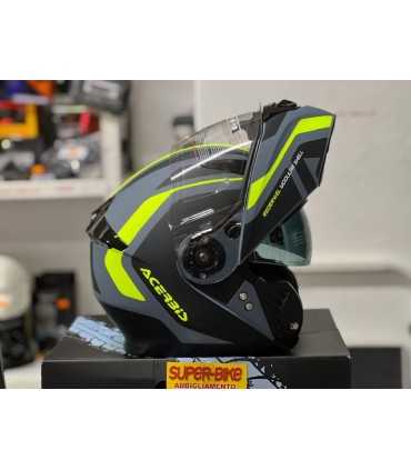 Casco apribile Acerbis Rederwel grigio giallo