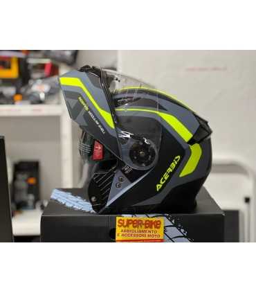 Casco apribile Acerbis Rederwel grigio giallo