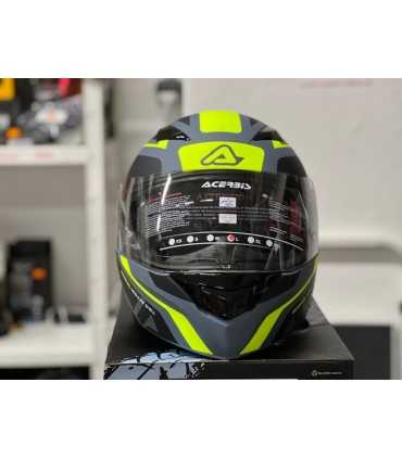 Casque Acerbis Rederwel gris jaune