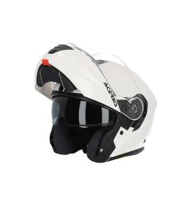 Casque modulaire moto Acerbis TDC blanc