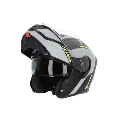 Acerbis TDC gray yellow flip up helmet