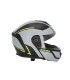 Casque modulaire moto Acerbis TDC gris jaune