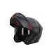 Casque modulaire moto Acerbis TDC gris rouge