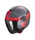 Casco Scorpion Exo City 2 Short grigio rosso