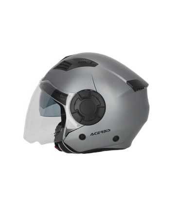 Casco jet Acerbis Vento grigio scuro