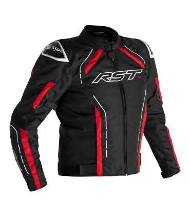 Giacca moto RST S-1 rosso nero