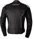 Motorrad lederjacke RST S1 schwarz weiss