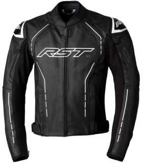 Giacca moto in pelle RST S1 nera