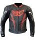 Giacca in pelle moto Berik 2.0 LJ rosso