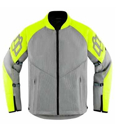 Veste moto été Icon AF Mesh jaune