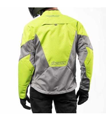 Veste moto été Icon AF Mesh jaune