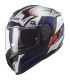 Casque LS2 FF327 Challenger Alloy carbon bleu