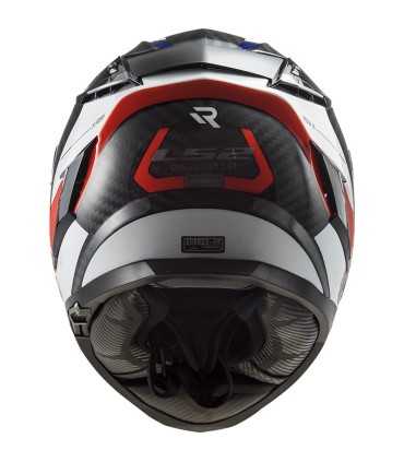 Casque LS2 FF327 Challenger Alloy carbon bleu