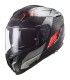 Casco LS2 FF327 Challenger Alloy carbon arancio