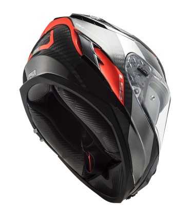 Casco LS2 FF327 Challenger Alloy carbon arancio