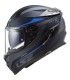 Casco LS2 FF327 Challenger Drone carbon blu