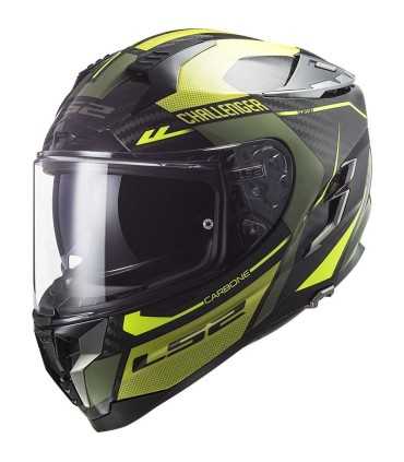 Casco LS2 FF327 Challenger Thor carbon verde