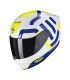 Casco moto Scorpion Exo 391 Arok bianco blu