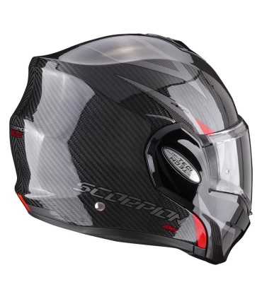 Scorpion Exo Tech Evo carbon Top rouge