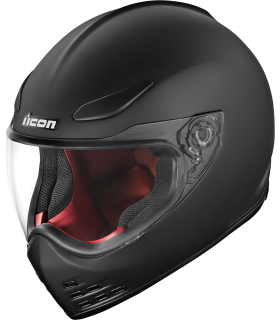 Casco Icon Domain nero opaco