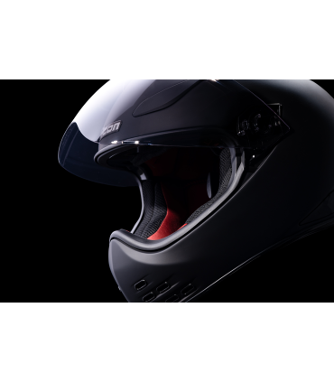 Icon Domain black matt helmet