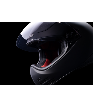 Icon Domain black matt helmet