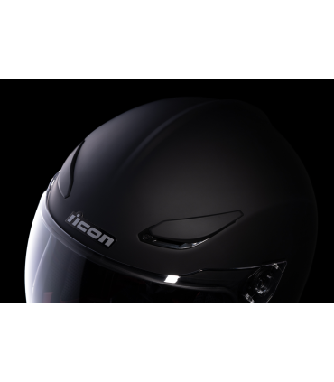 Casco Icon Domain nero opaco