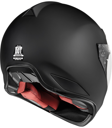 Icon Domain black matt helmet