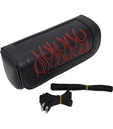 Saddlemen Highwayman Tatoo Flame tool bag red