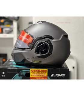 Casco Modulare Ls2 FF906 Advant Bend Nero Opaco Rosso