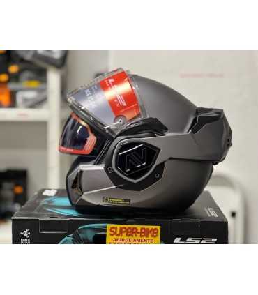 Casco modulare Ls2 Advant titanio opaco