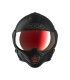 Casque Roof Roadster Iron noir matt rouge