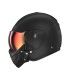 Casque Roof Roadster Iron noir matt rouge