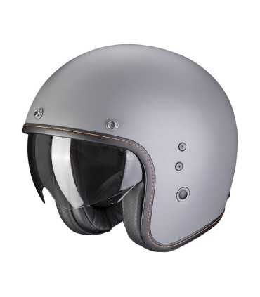 Casco jet Scorpion Belfast Evo grigio opaco