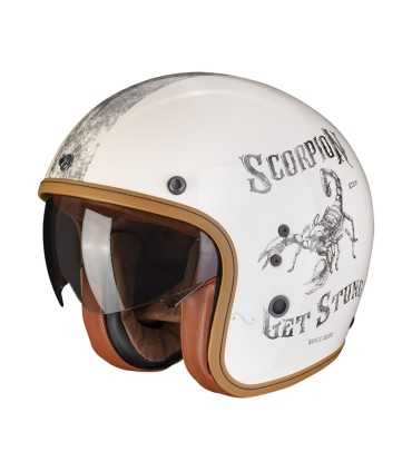 Jet Scorpion Belfast Evo Pique beige helmet