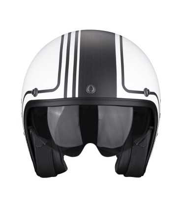 Casco jet Scorpion Belfast Evo Retrol bianco