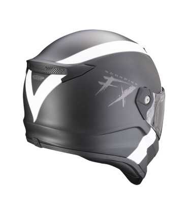 Casco Scorpion Covert FX Gallus nero opaco bianco