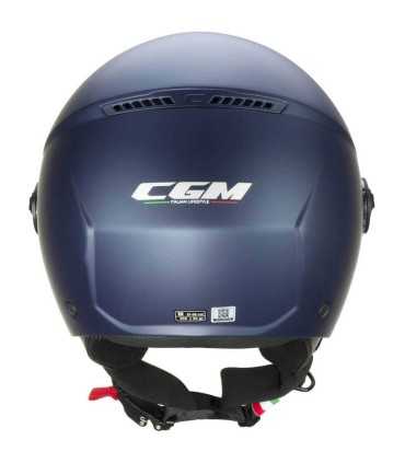 Casco jet CGM 167A blu opaco