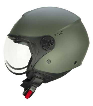 Casco jet CGM 167A verde opaco