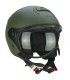 Casco jet CGM 167A verde opaco