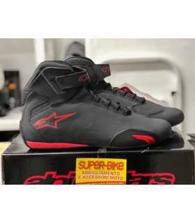 Scarpe moto Alpinestars Sektor nero Rosso