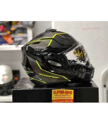 Casco Scorpion Exo Tech Evo Animo giallo