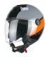 Casco jet CGM 167R Flo Step grigio