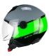 Casco jet CGM 167R Flo Step grigio verde