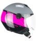 Casque jet CGM 167R Flo Step gris pink