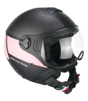 Jet CGM 167R Flo Step black pink short visor