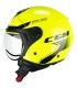 Casco jet CGM 167X Flo Tech giallo visiera corta