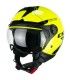 Casco jet CGM 167X Flo Tech giallo visiera corta